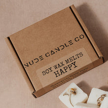 Load image into Gallery viewer, • Happy •<br>Chamomile, Clary Sage, Grapefruit, Lavender & Orange<br>9 naturally scented wax melts