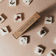 Load image into Gallery viewer, • Sensual •<br>Bergamot, Orange, Palmarosa, Patchouli & Ylang Ylang<br>9 naturally scented wax melts