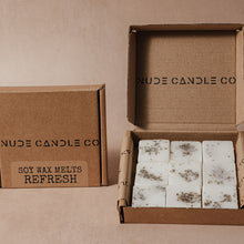 Load image into Gallery viewer, • Refresh •<br>Bergamot, Eucalyptus, Lemon & Peppermint<br>9 naturally scented wax melts