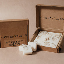Load image into Gallery viewer, • Uplift •<br>Lemongrass, Lemon, Geranium & Litsea Cubeba<br>9 naturally scented wax melts