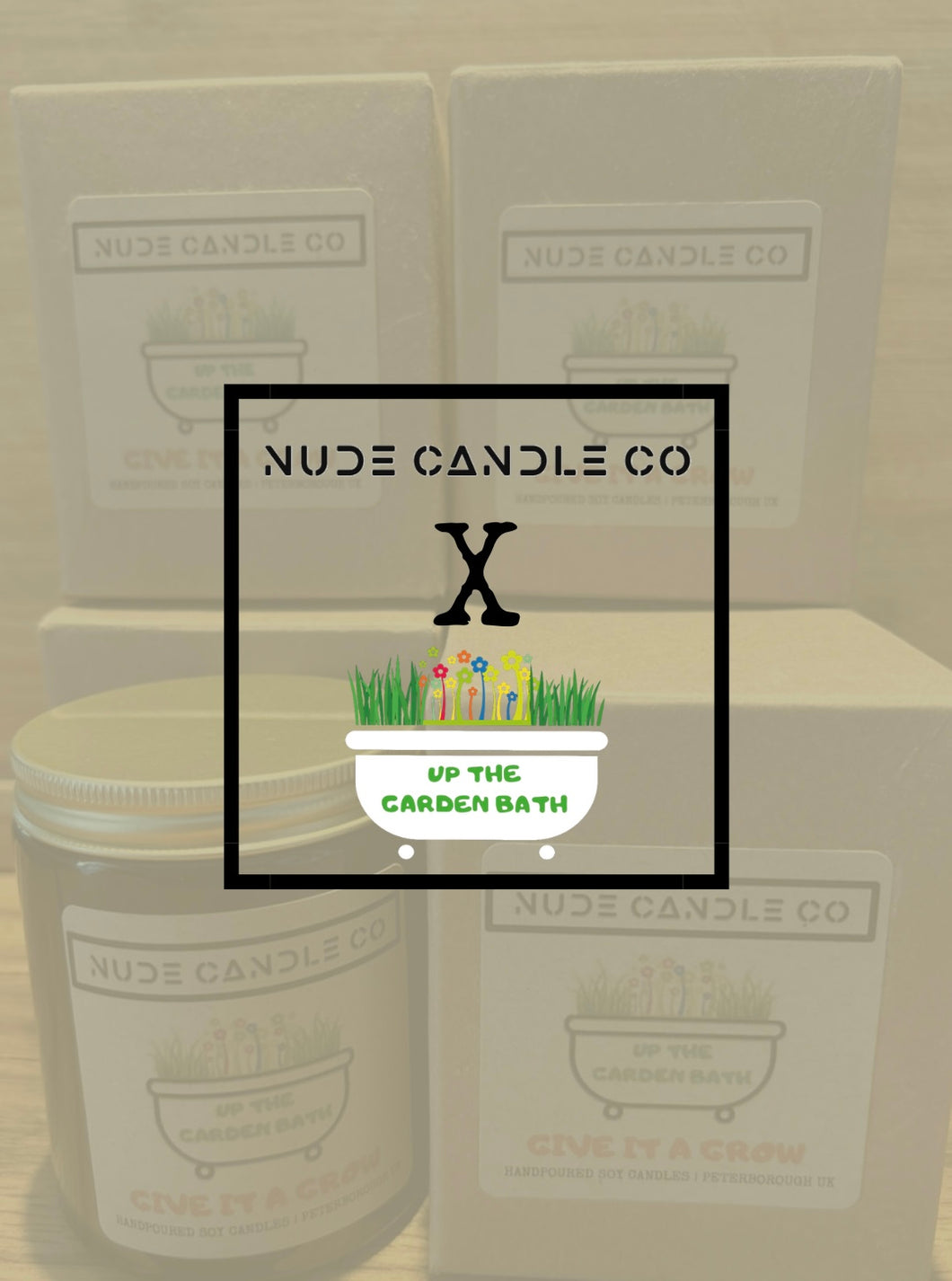 Up The Garden Bath - collaboration candle - Fresh Grass