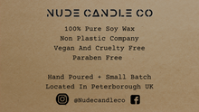 Load image into Gallery viewer, Exquisite Plum &amp; Bramble Scented Soy Candle, Nude Candle Co
